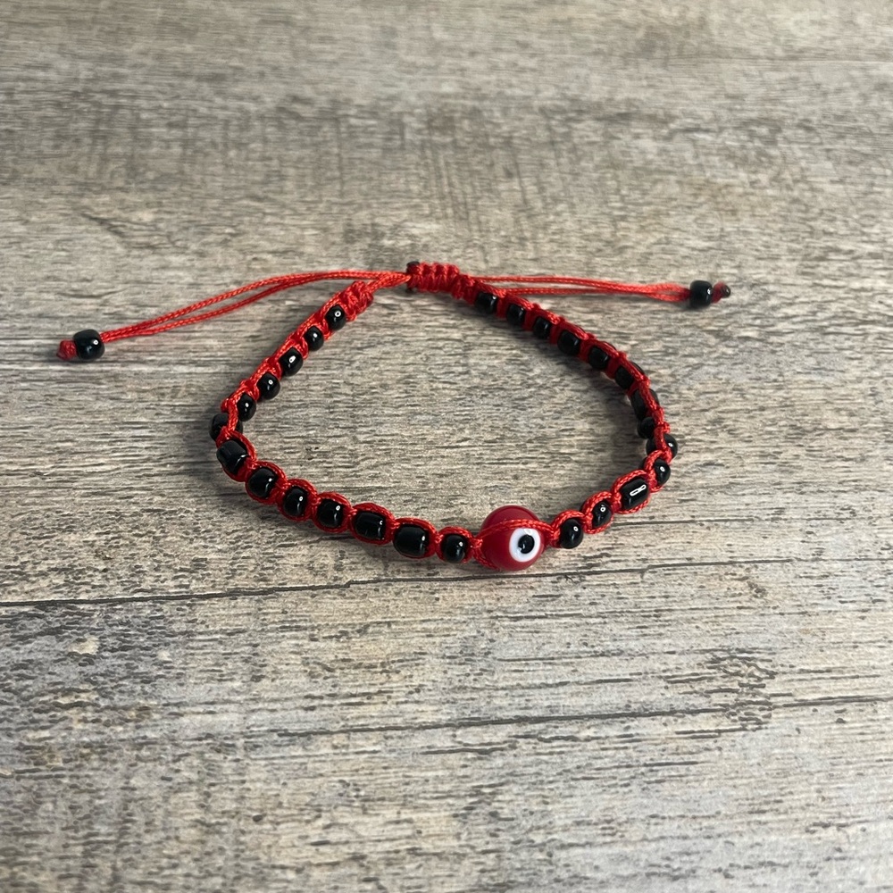 Red Evil Eye & San Benito Bracelet